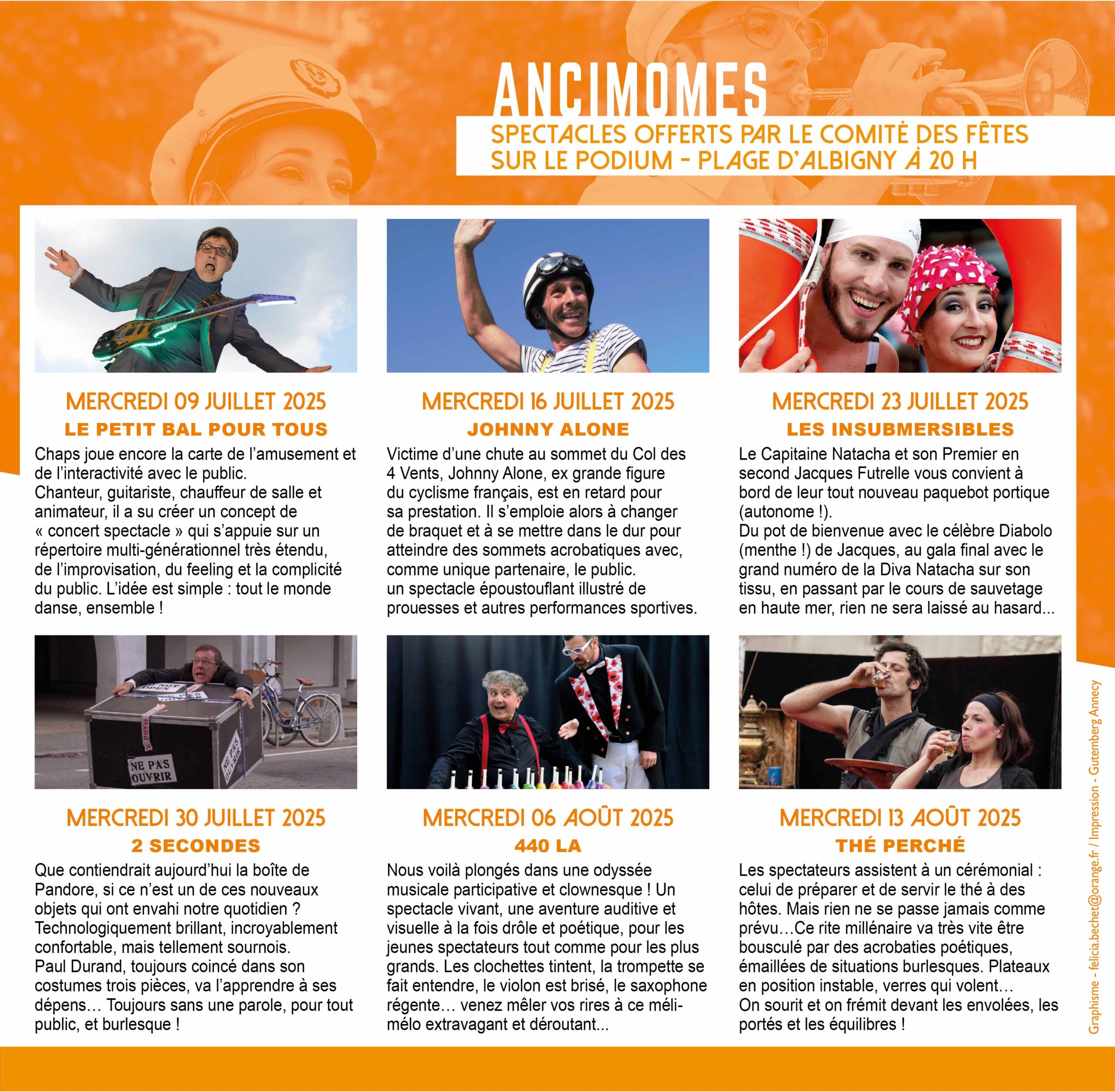 PROGRAMME ANCIMÔMES 2025